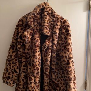 Boutique leopard print coat